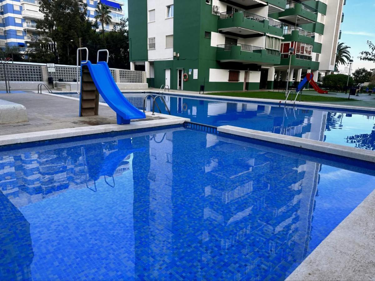 Appartement Piso A Pie De Playa Con Piscina Y Vistas Al Mar à Benicàssim Extérieur photo